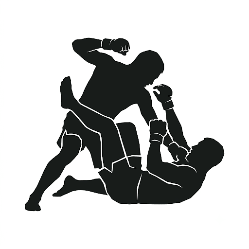 Deux combattants au corps-a-corps